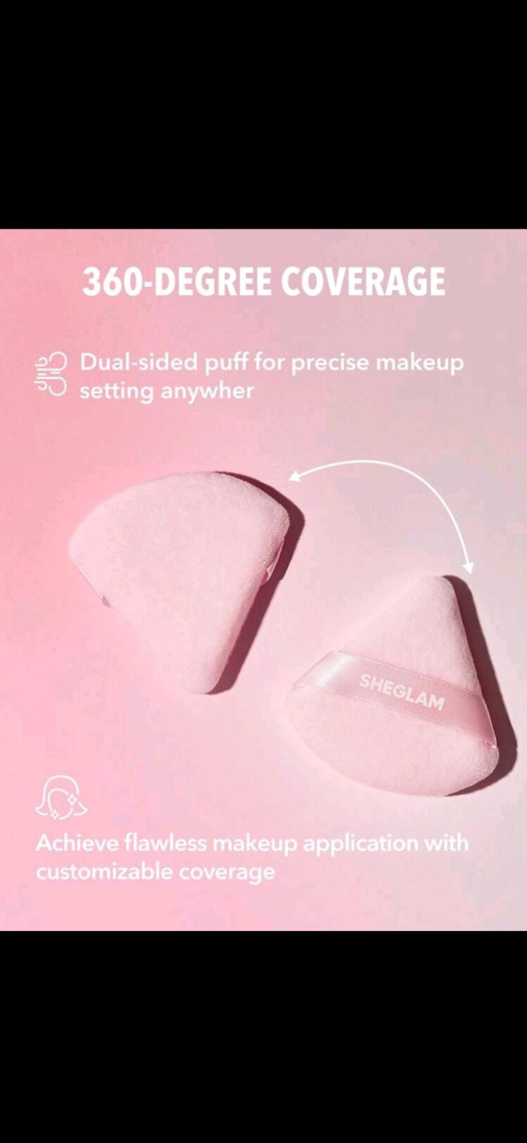 Sheglam Triangular Powder Puff