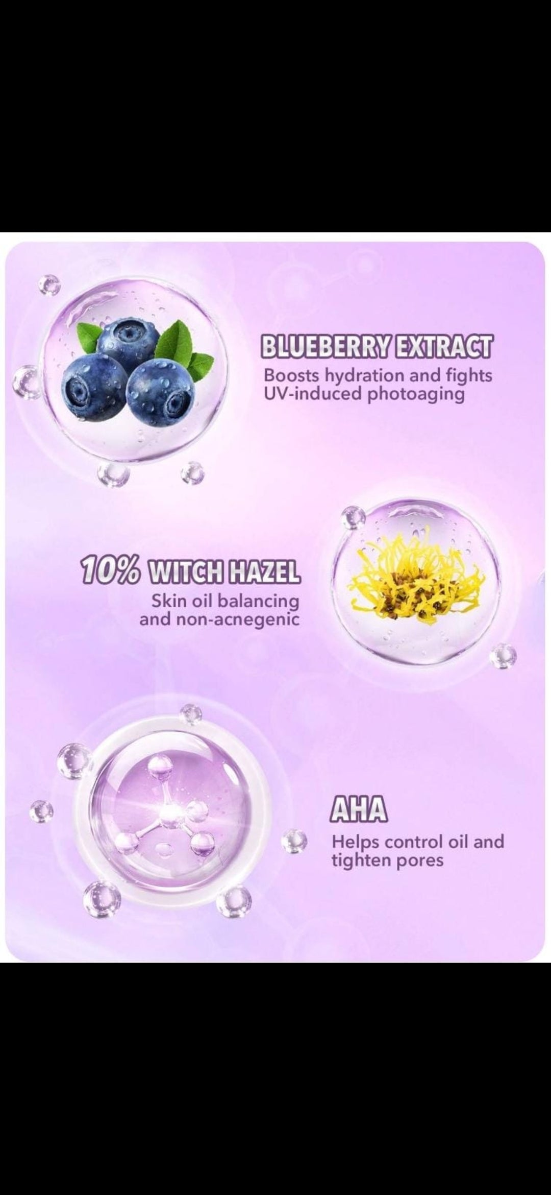 Sheglam Blueberry good grip primer AHA