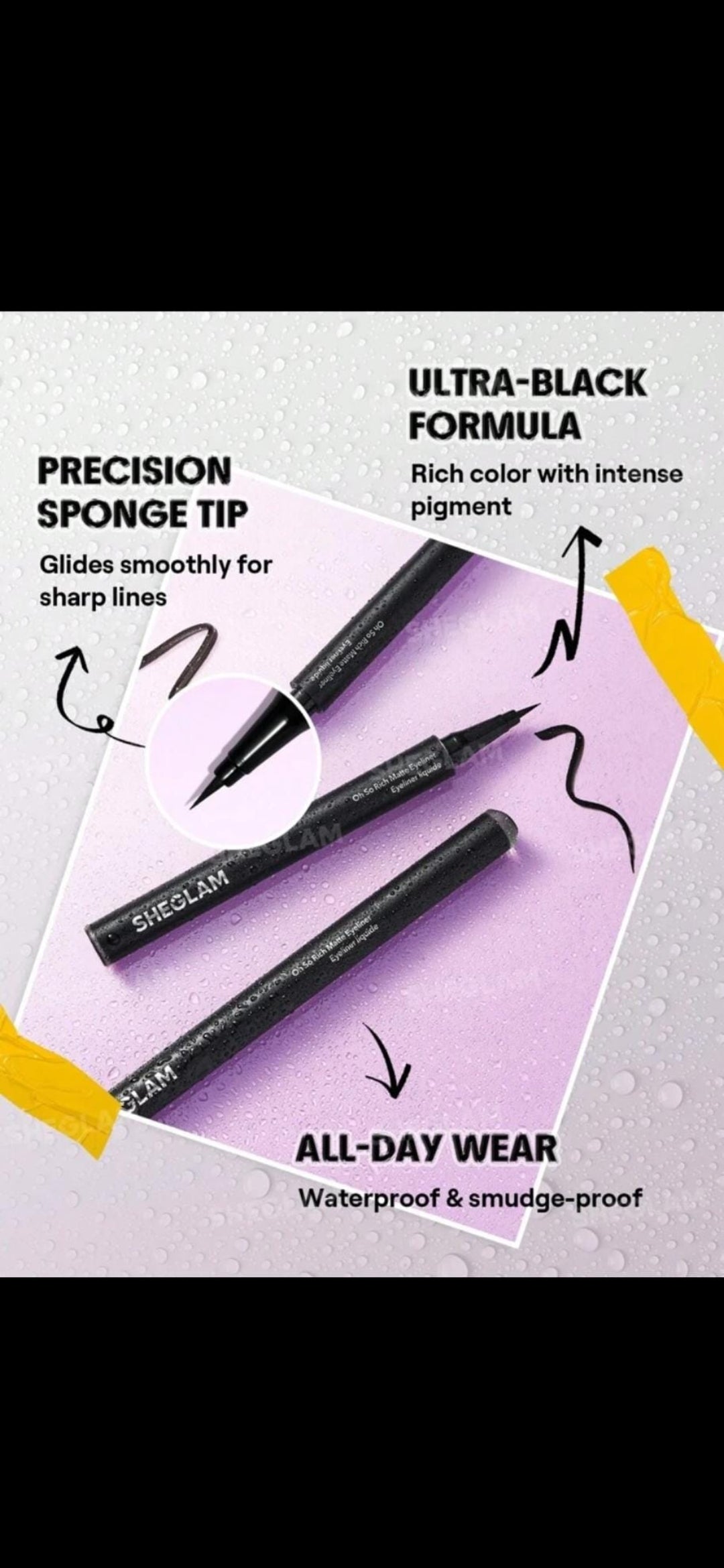 Sheglam 24hr Matte Black eyeliner