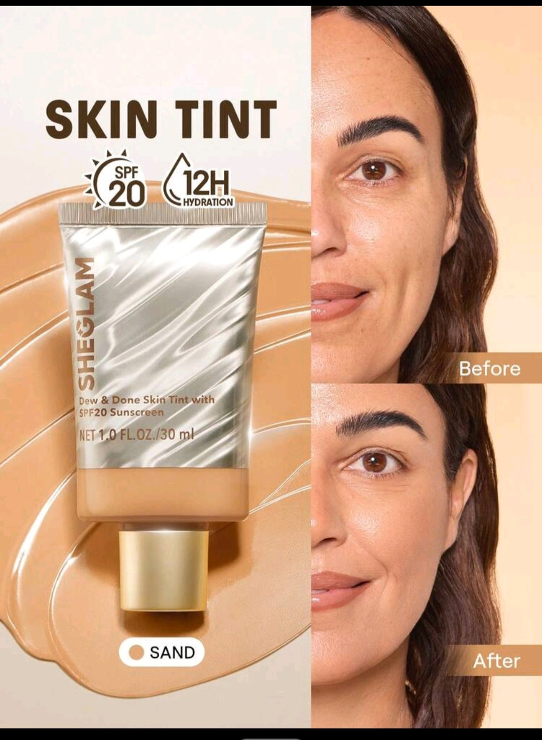 Shegalm Dew & Done Skin Tint with SPF 20