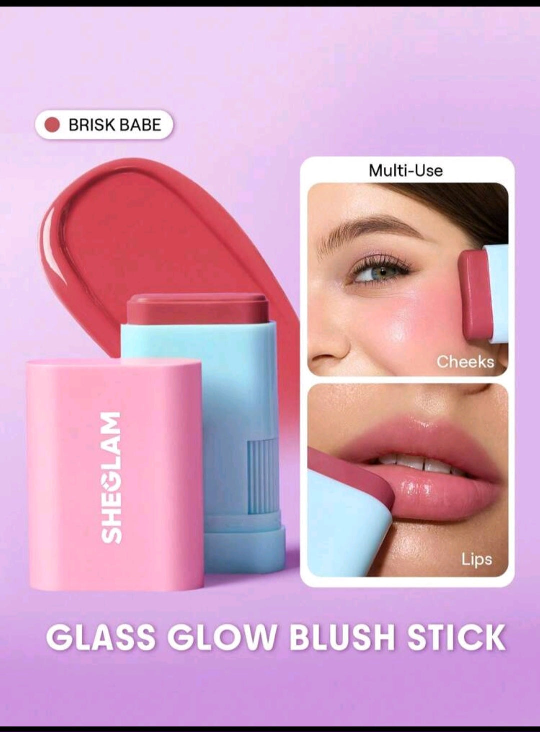Sheglam glass glow blush stick