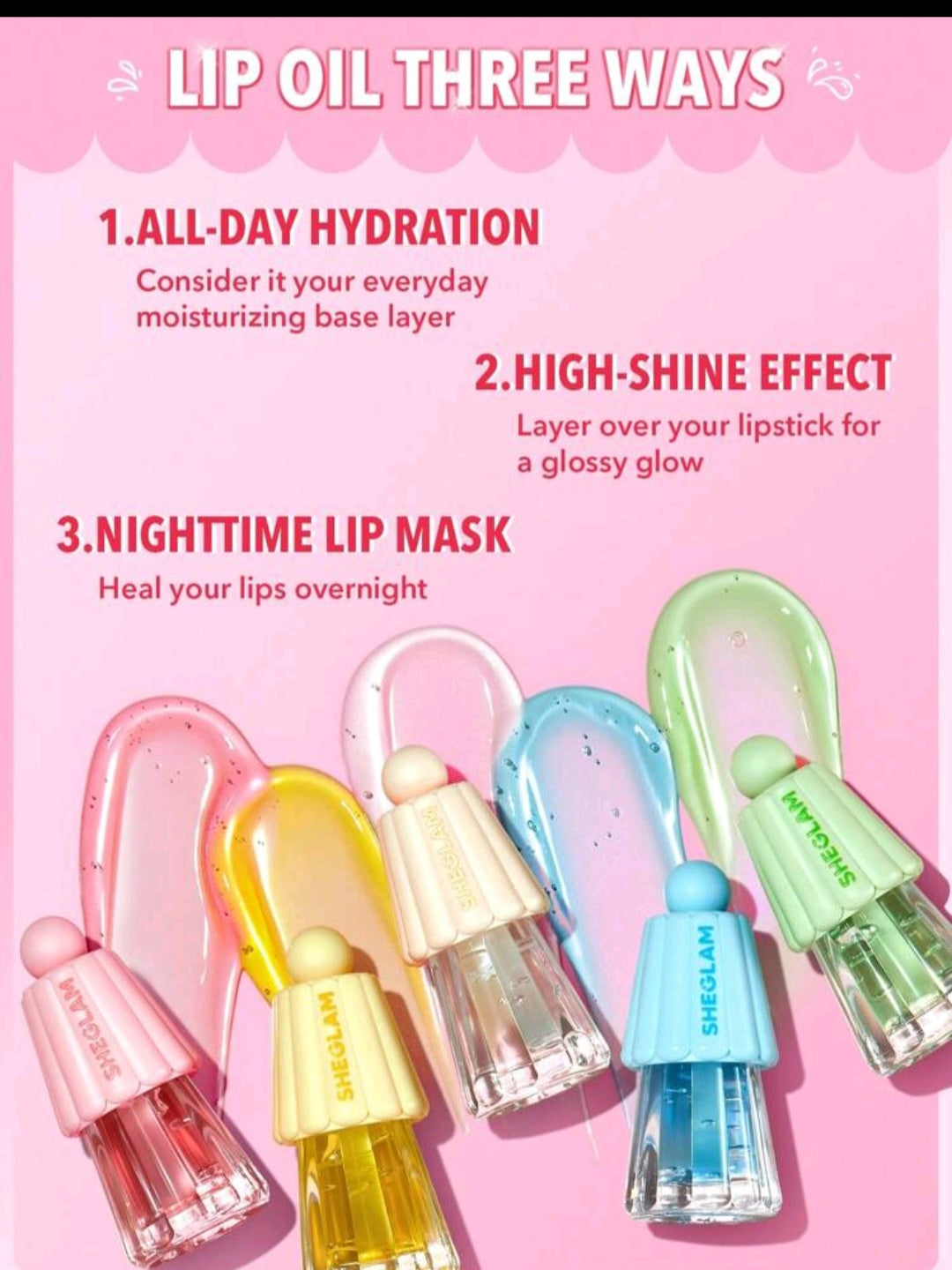 Sheglam Jelly Wow Hydrating Lip Oil - Berry Involved