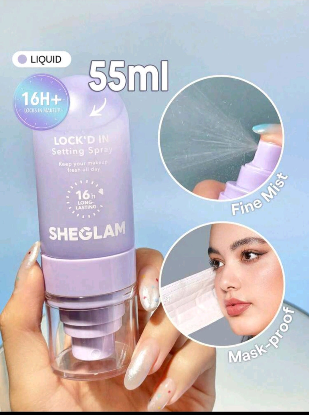 Sheglam setting spray