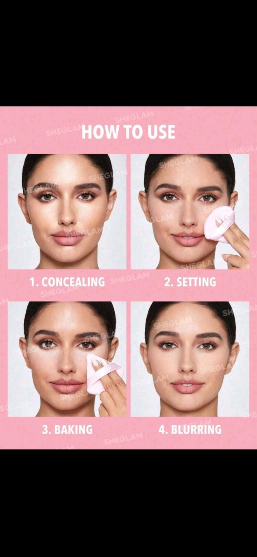 Sheglam Triangular Powder Puff