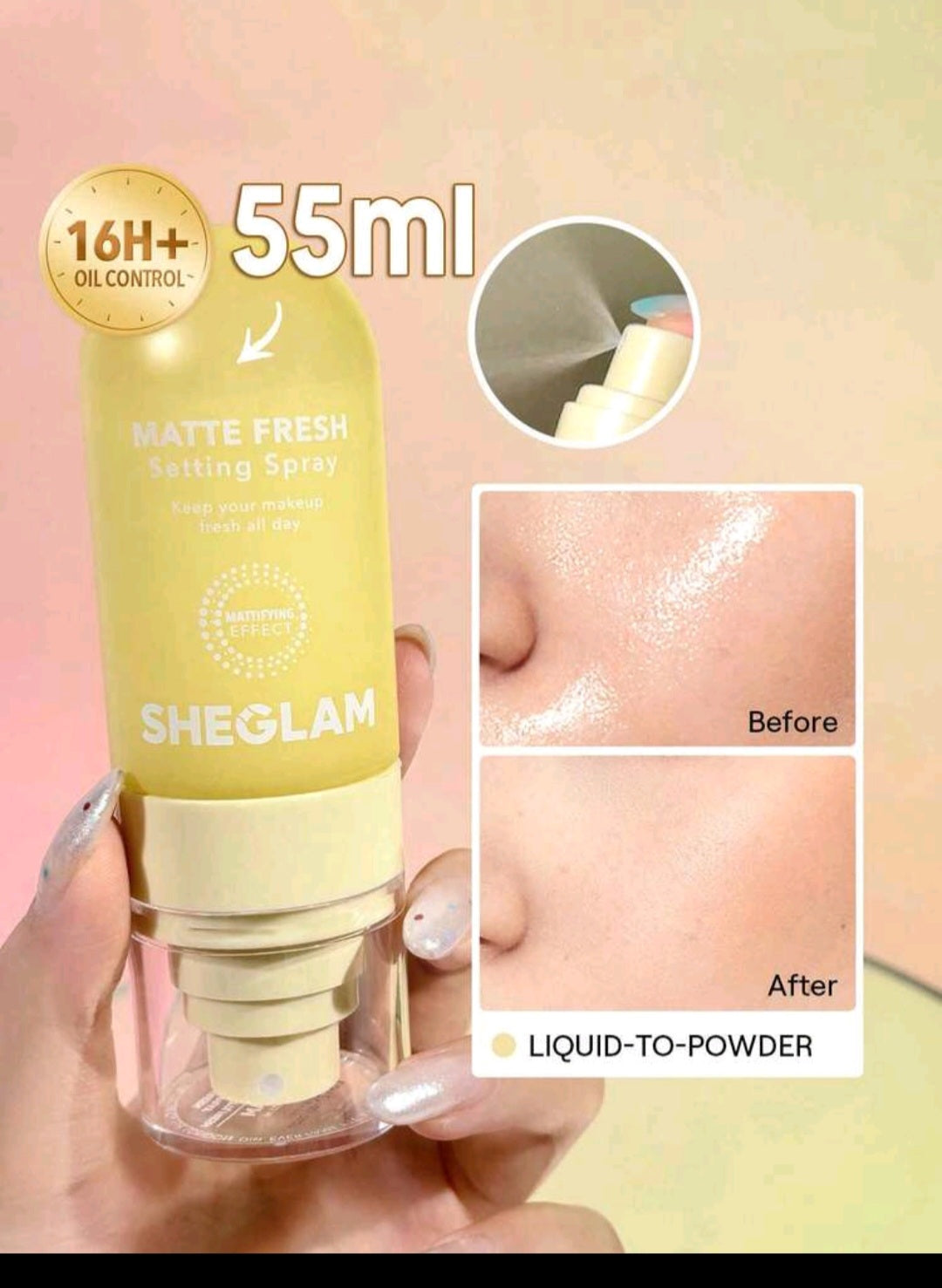 Sheglam setting spray