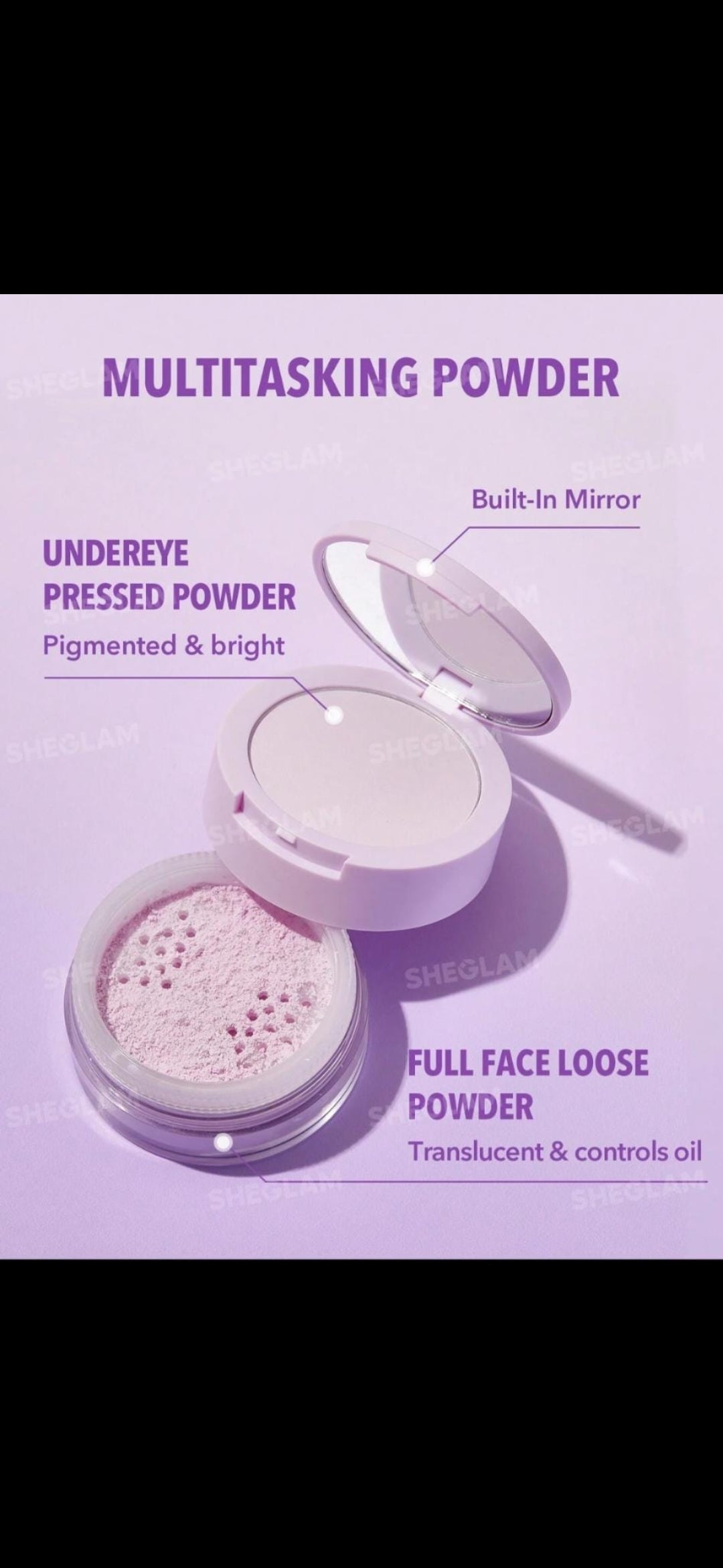 Sheglam Insta Ready Face & Under Eye Setting Powder Duo