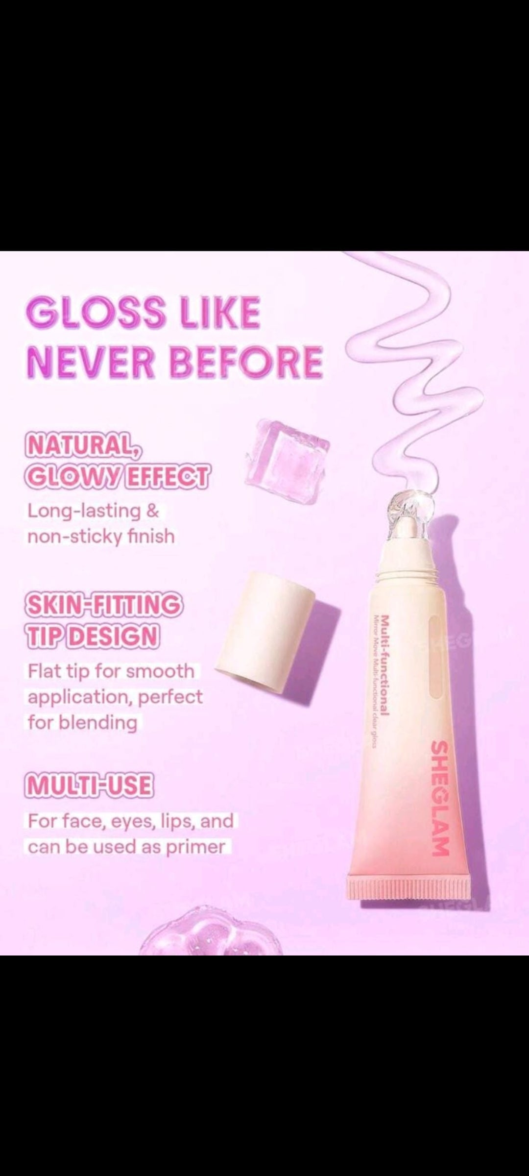 Sheglam multi use lip gloss