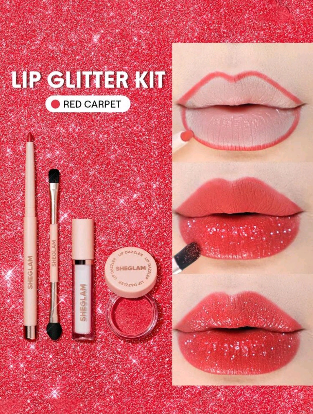 Sheglam Lip Dazzler Glitter Kit