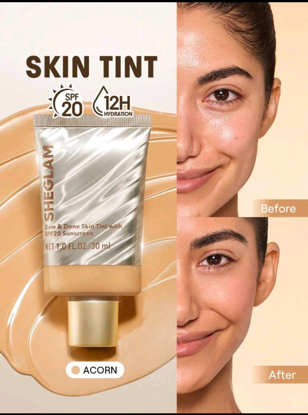 Shegalm Dew & Done Skin Tint with SPF 20