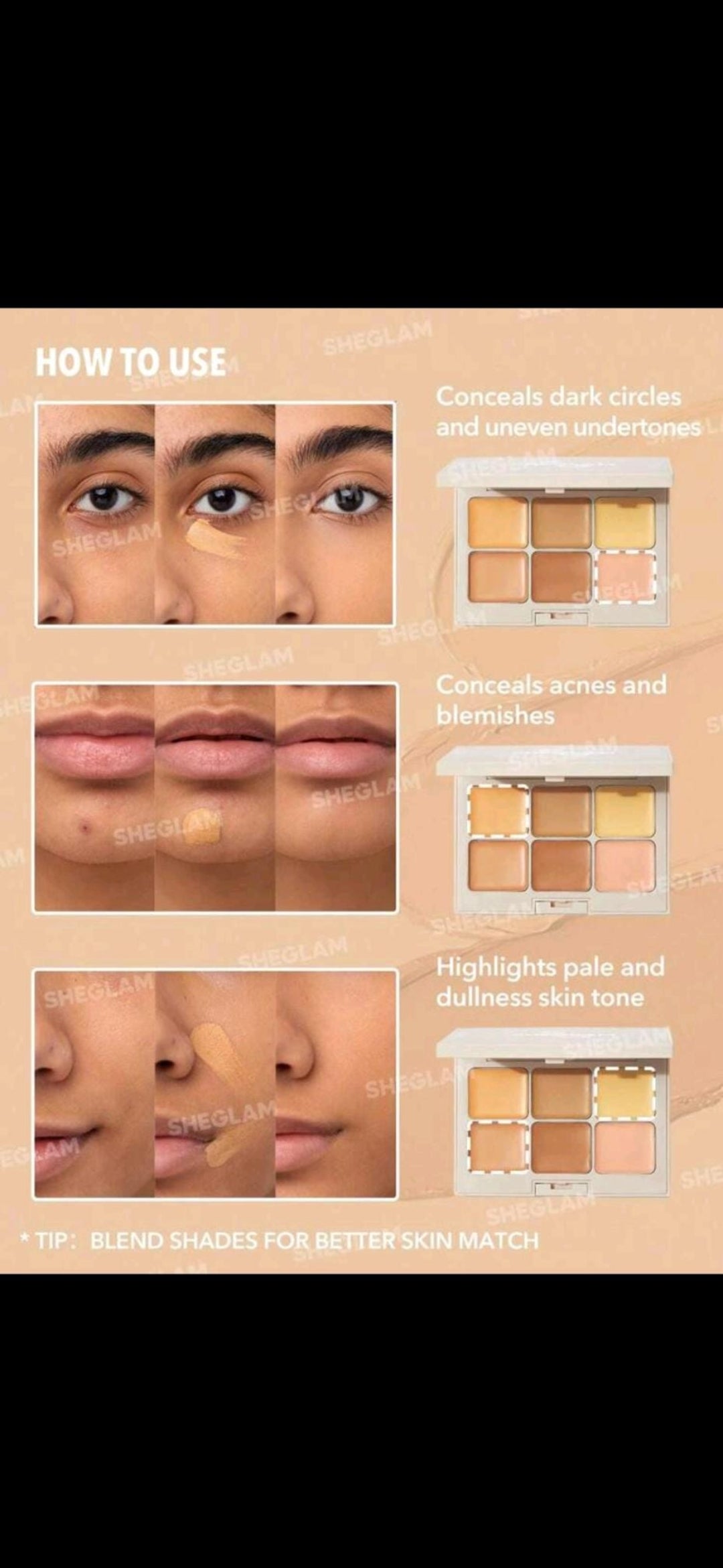 Sheglam Multifix Palette