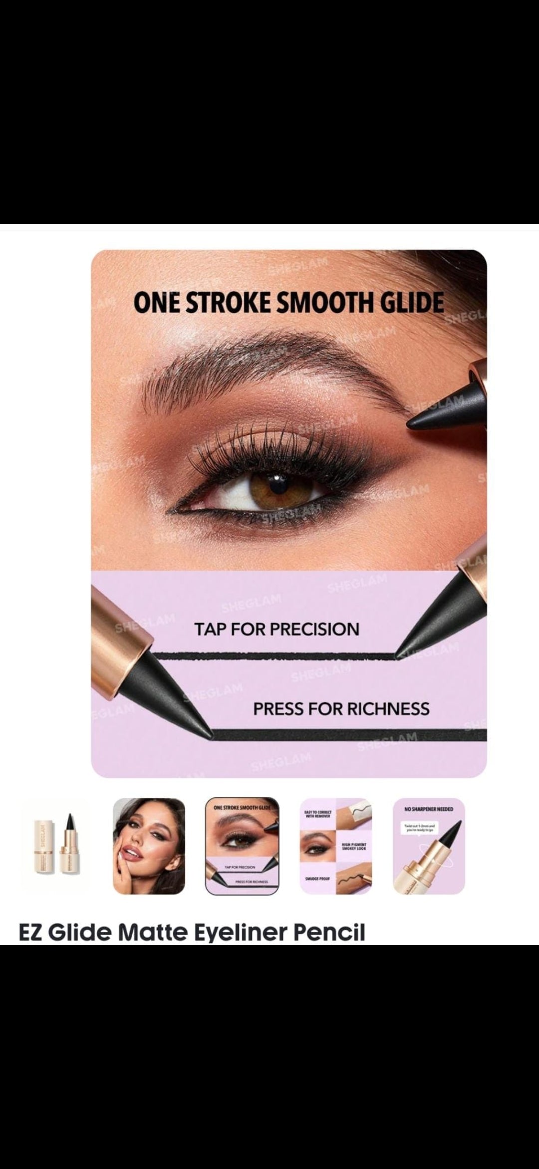 Sheglam Ez Matte Glide Eyeliner