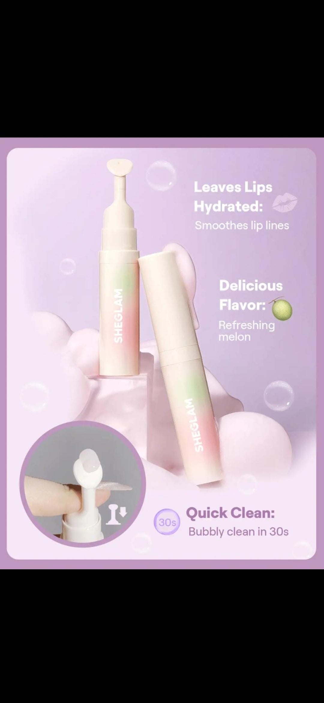 Sheglam bubble Lip Scrub