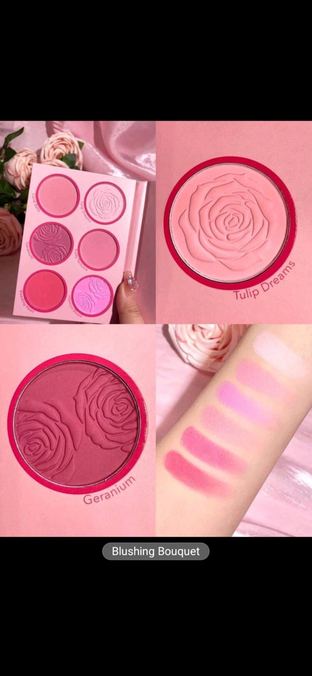 Sheglam Floral Blush Flush Palette