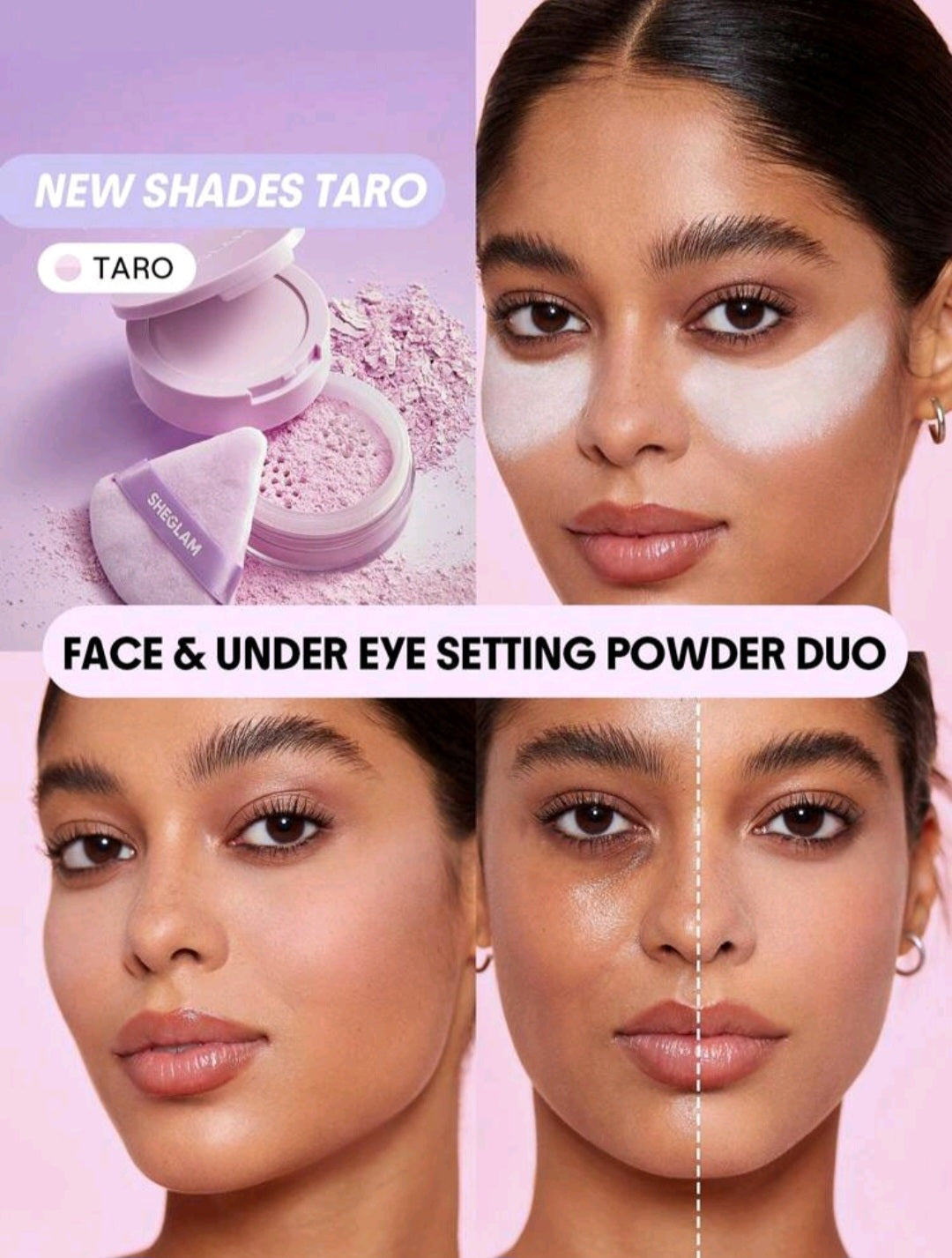 Sheglam Insta Ready Face & Under Eye Setting Powder Duo