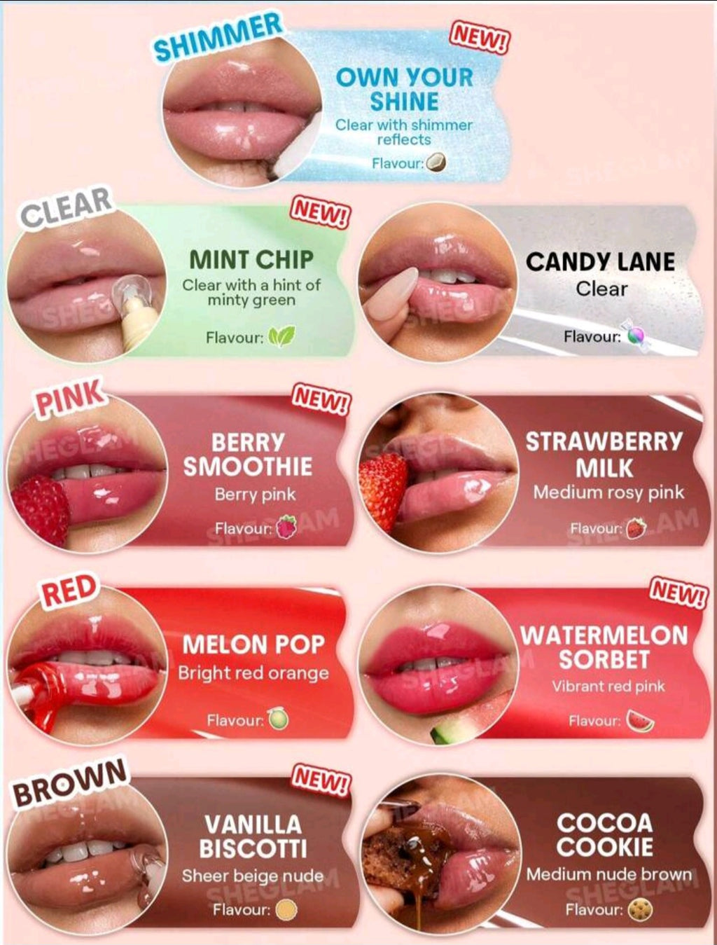 Sheglam Crystal Glaze Lip Care