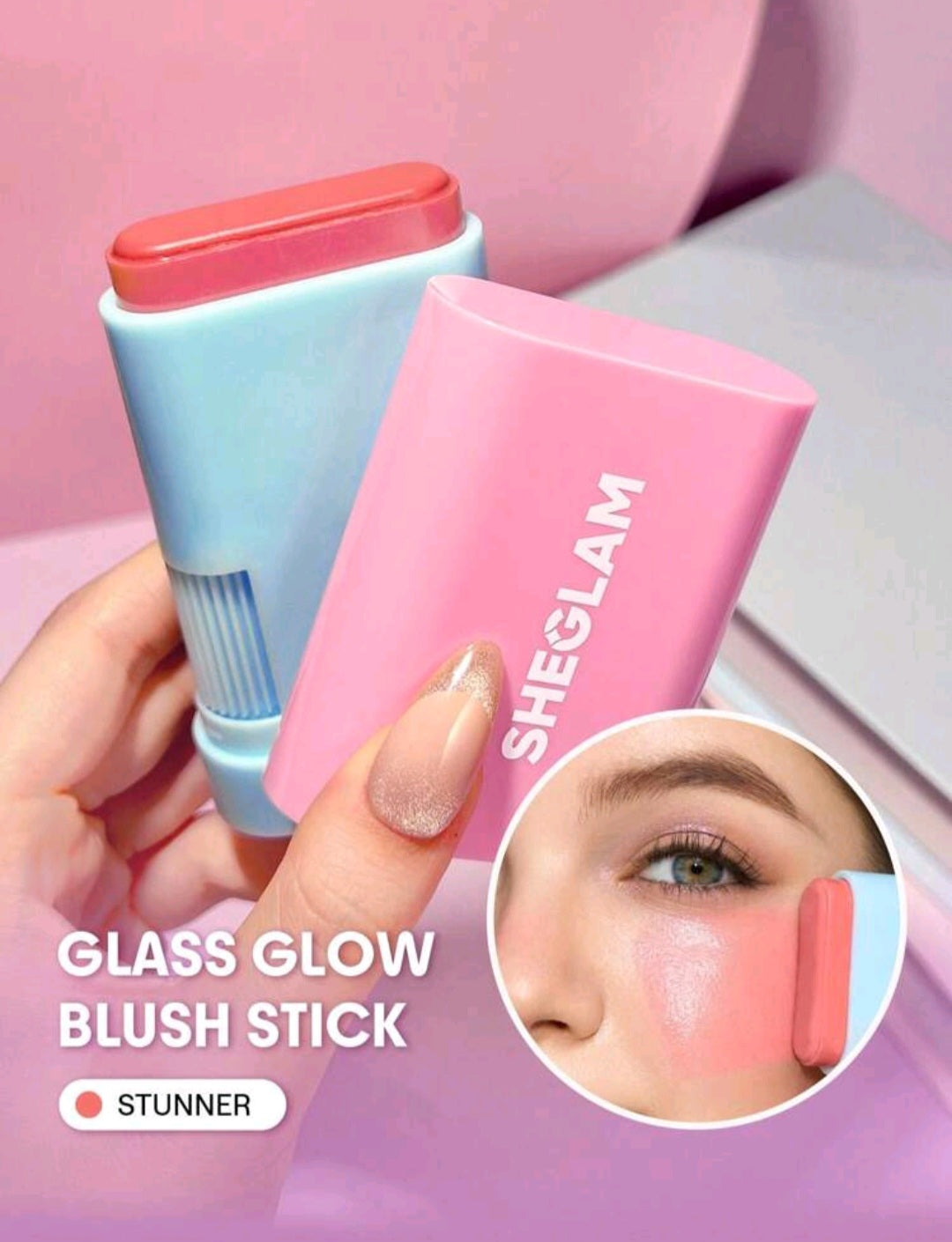Sheglam glass glow blush stick