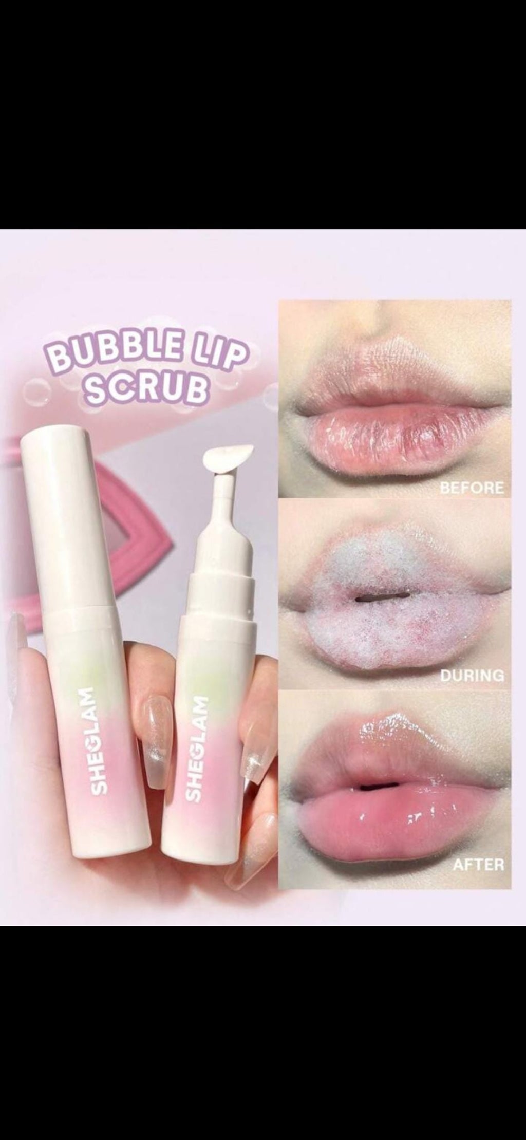 Sheglam bubble Lip Scrub