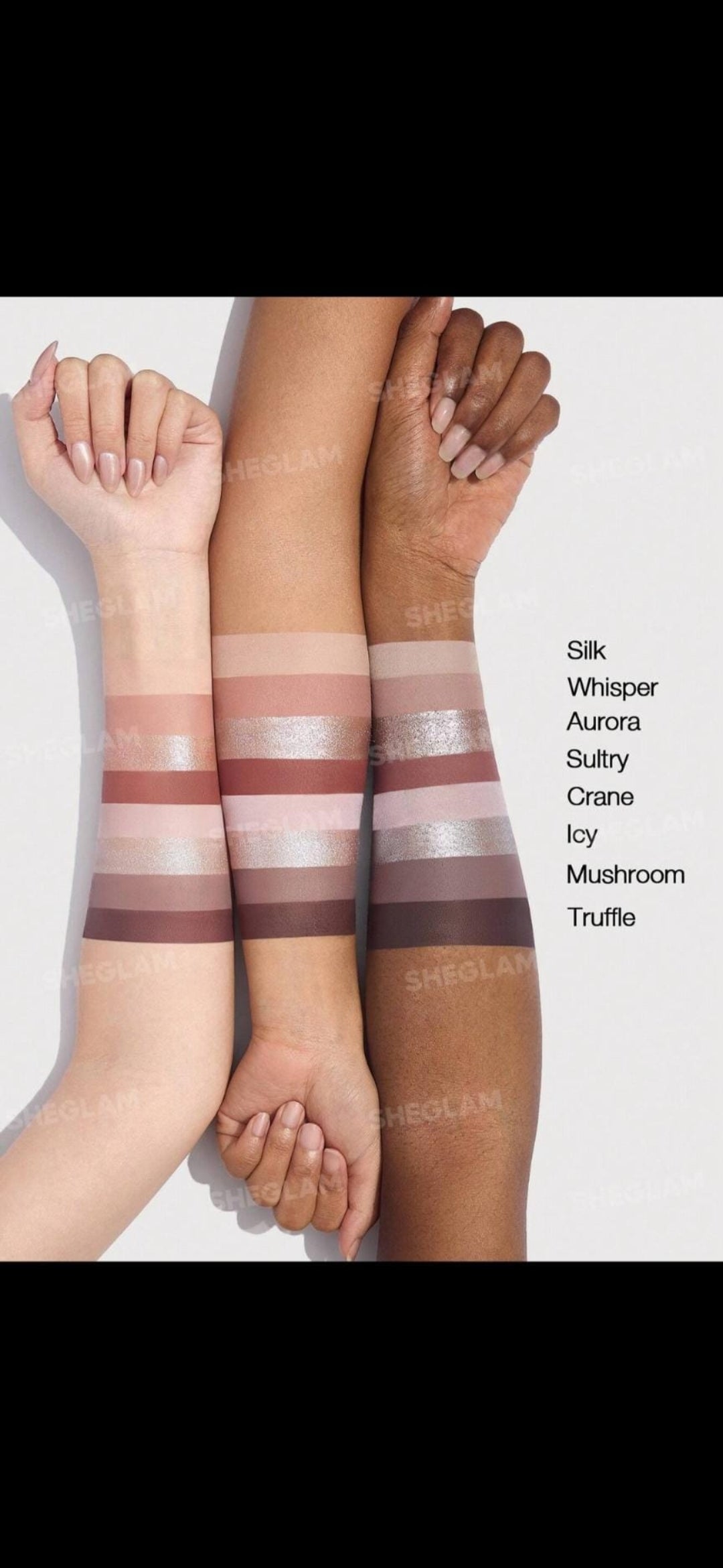 Sheglam Glazes Truffle 8 Pan Palette