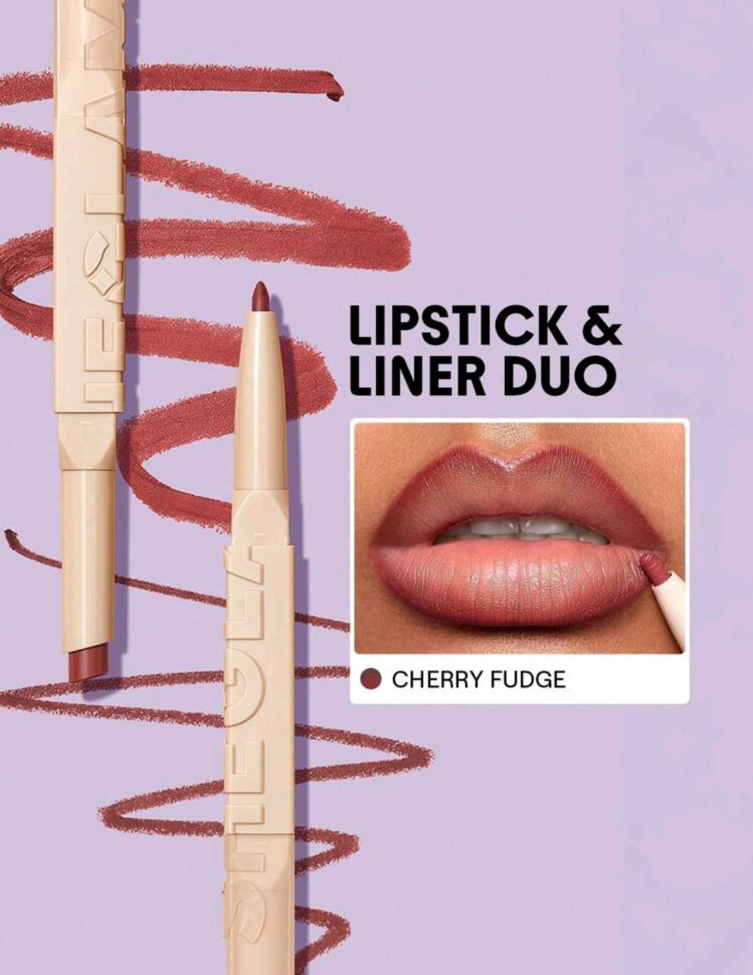 Sheglam Lipstick and Liner Duo