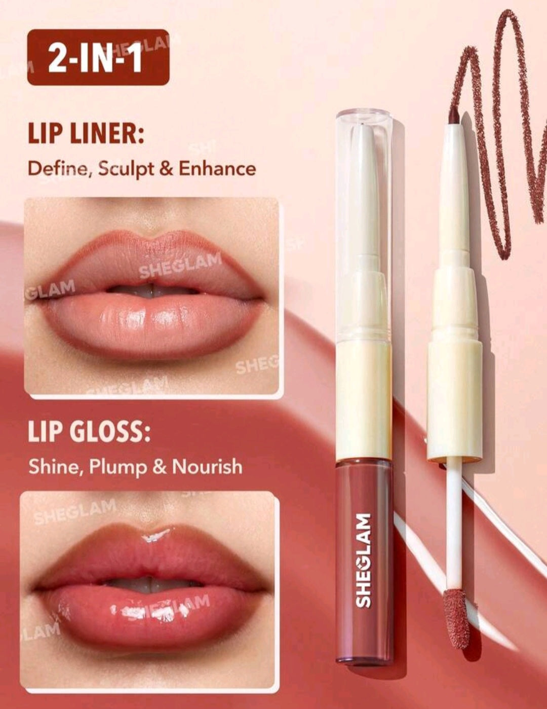Sheglam Duo Lip Gloss & Lipstick