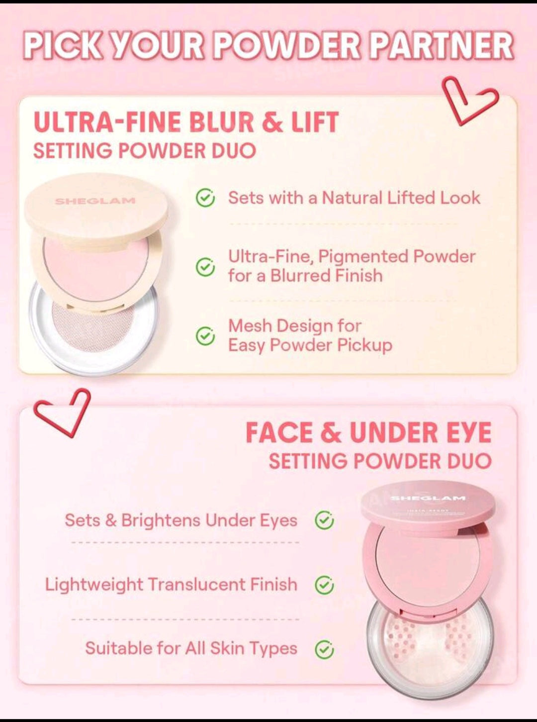 Sheglam Insta-Ready Ultra Fine Blur & Lifting Setting Powder
