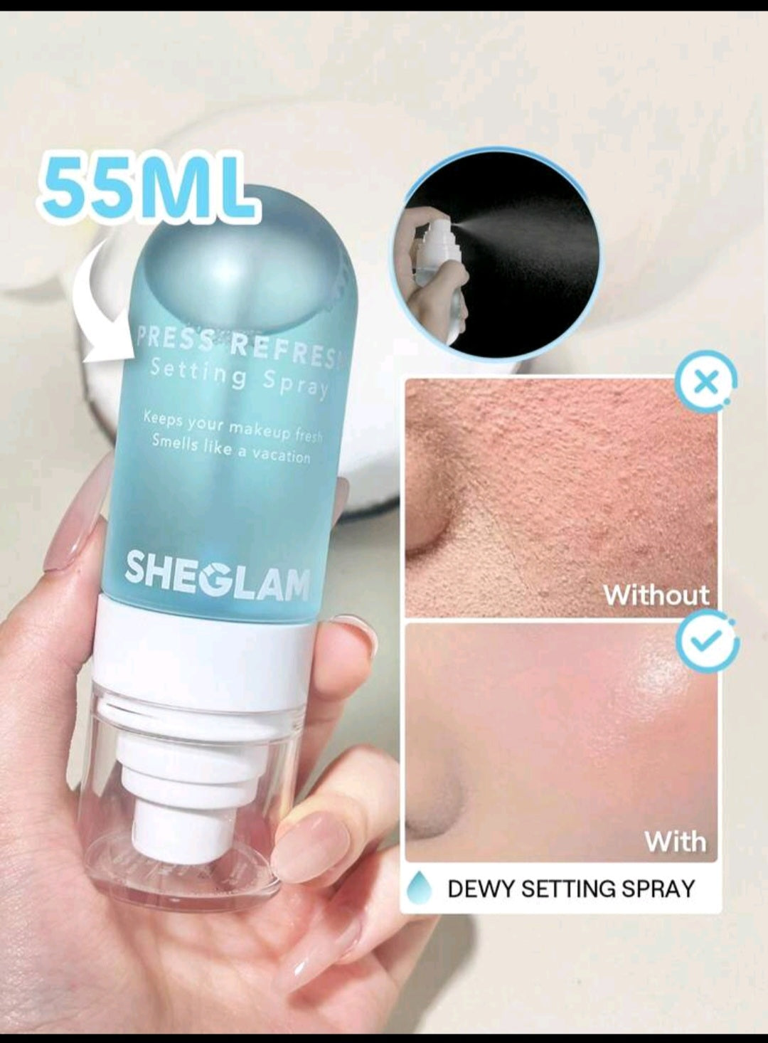 Sheglam setting spray