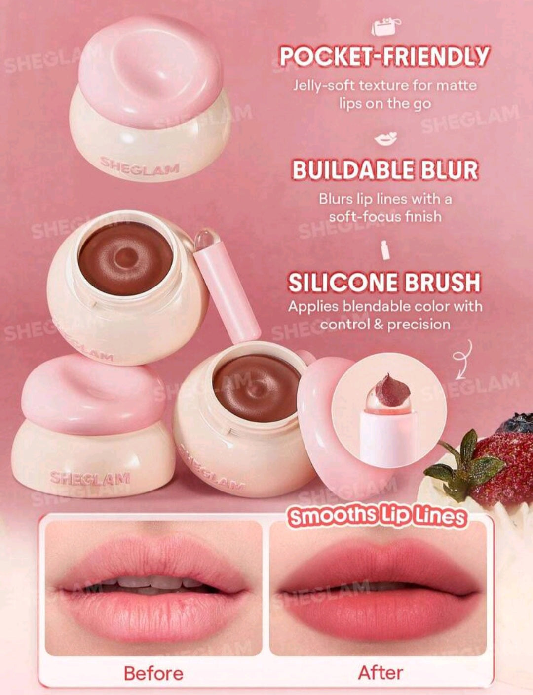 Sheglam Bounce Putty Pocket Lip Pot