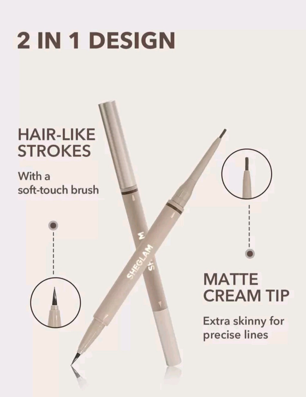 Sheglam Dual Eyebrow Pencil