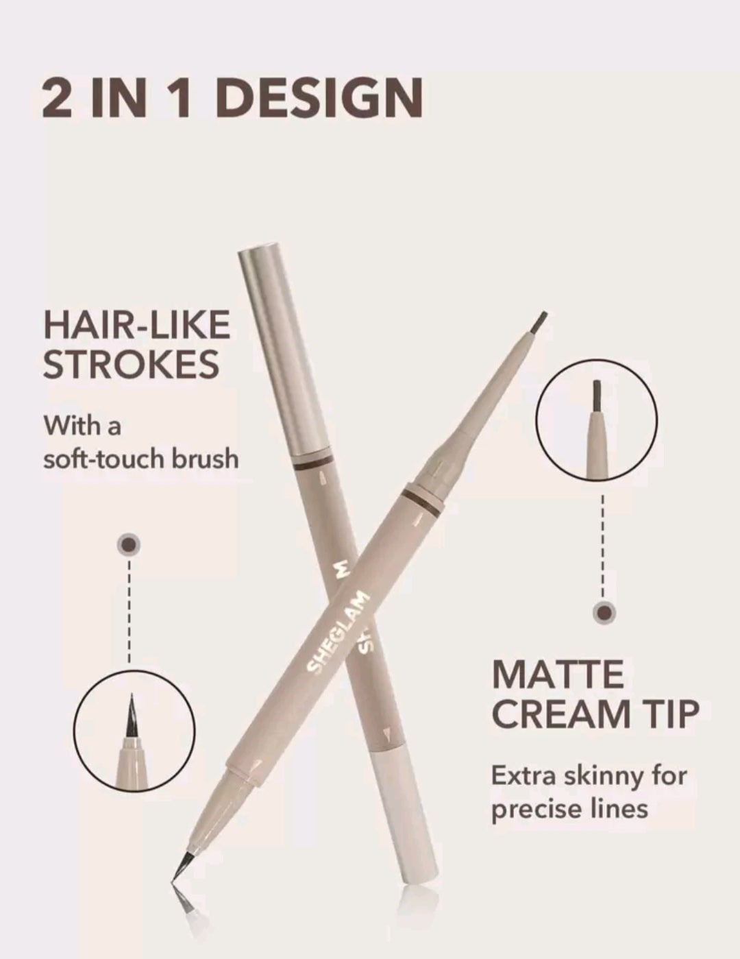 Sheglam Dual Eyebrow Pencil