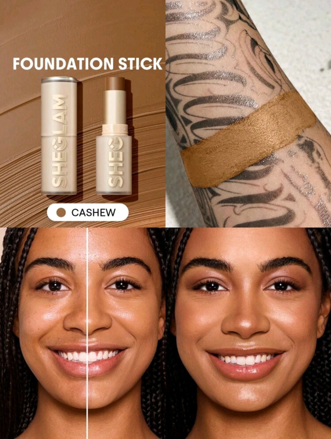 Sheglam Magnetic High Coverage Stick Foundation