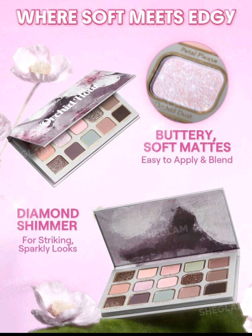 Sheglam Orchid Hour 15 Pan Eyeshadow Palette