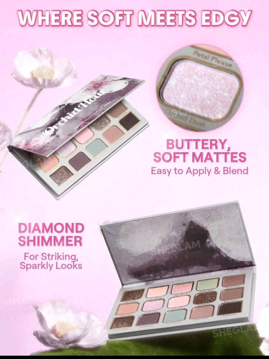 Sheglam Orchid Hour 15 Pan Eyeshadow Palette