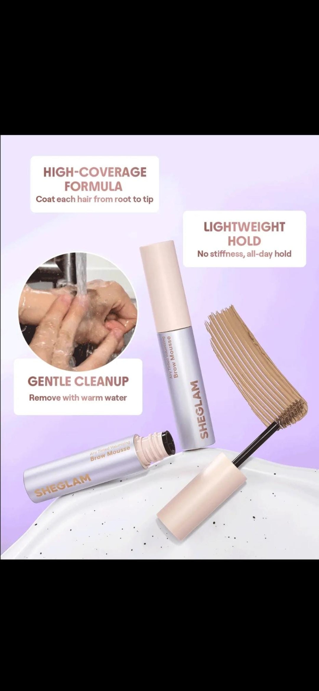 Sheglam Airy Volumizing Brow Mousse