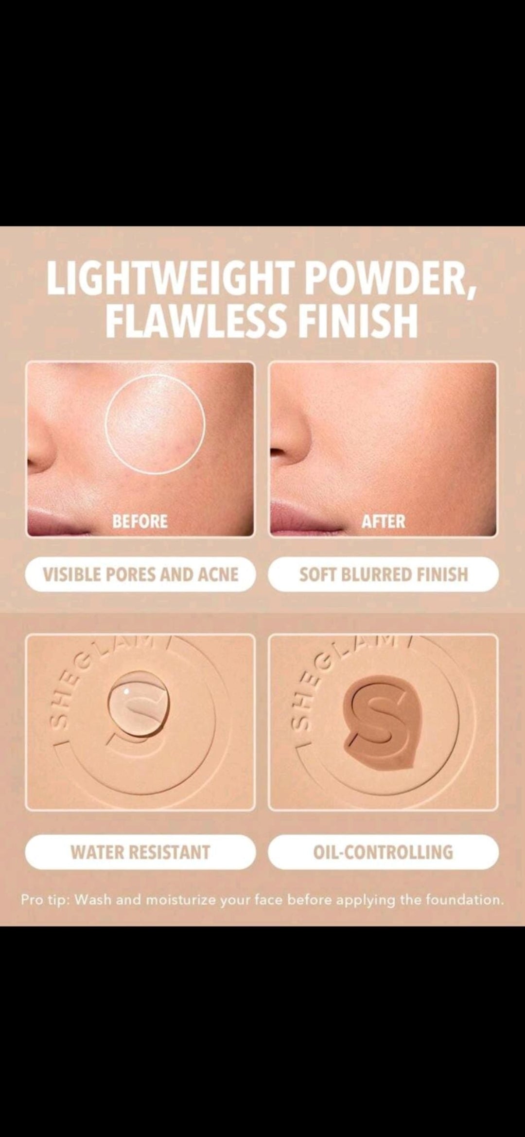 Sheglam Skin focus High Coverage Powder Foundation