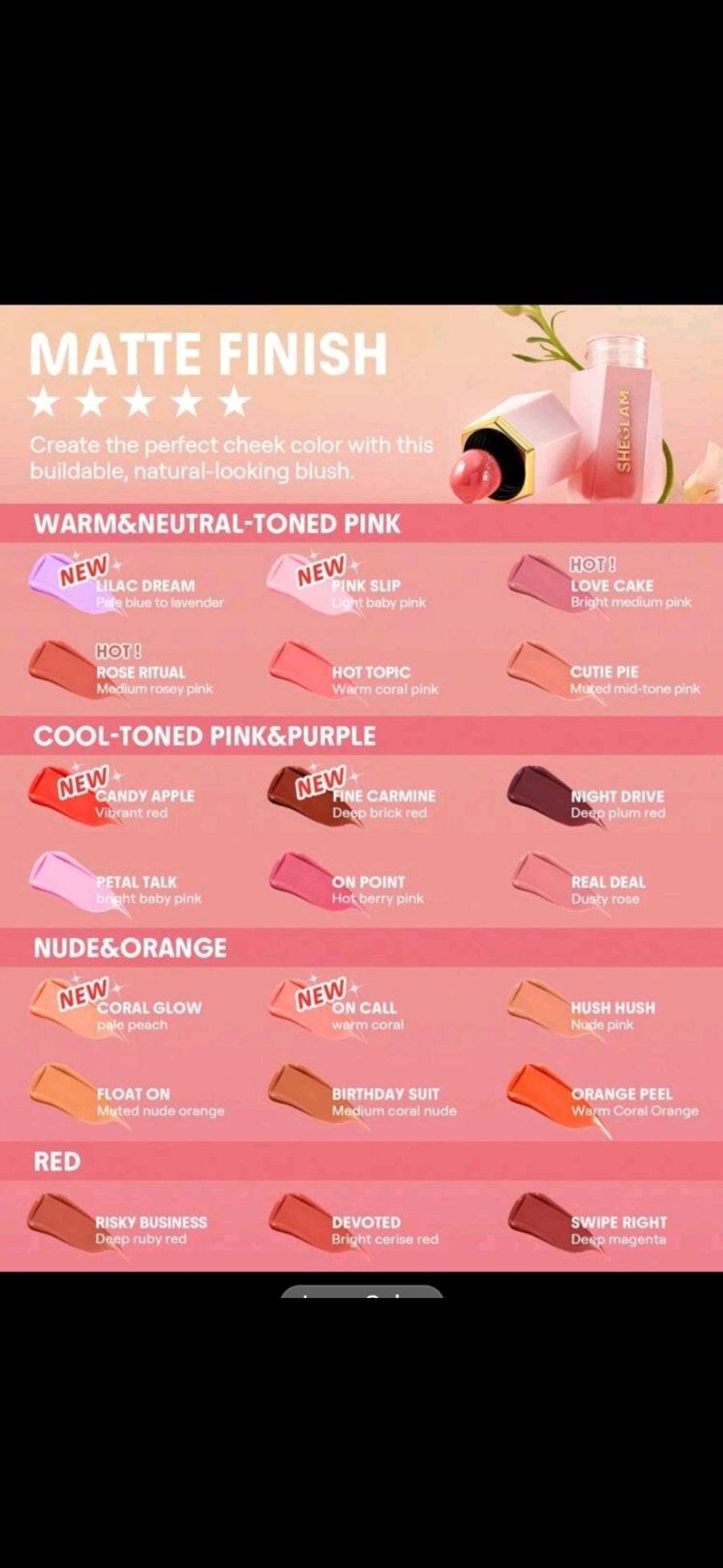 Sheglam Liquid blush