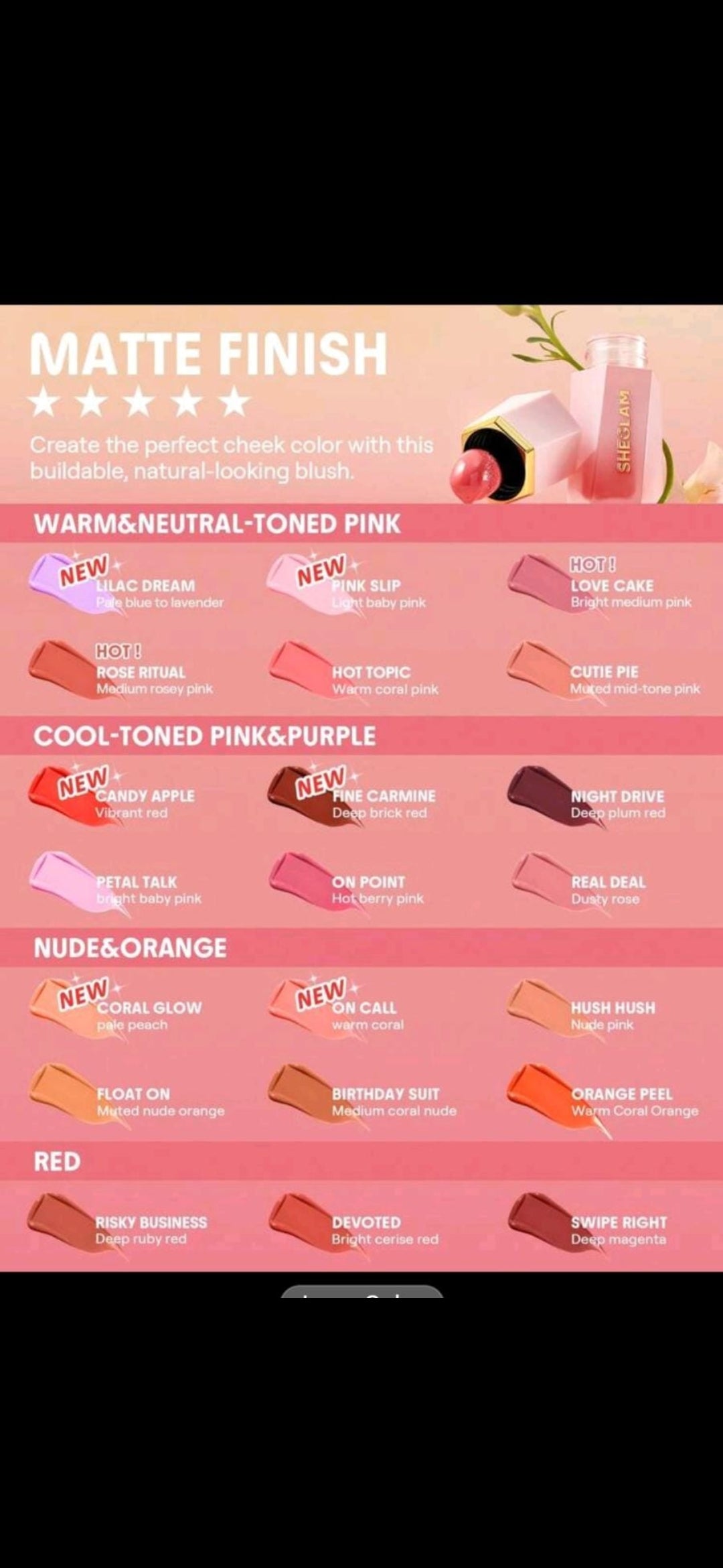 Sheglam Liquid blush