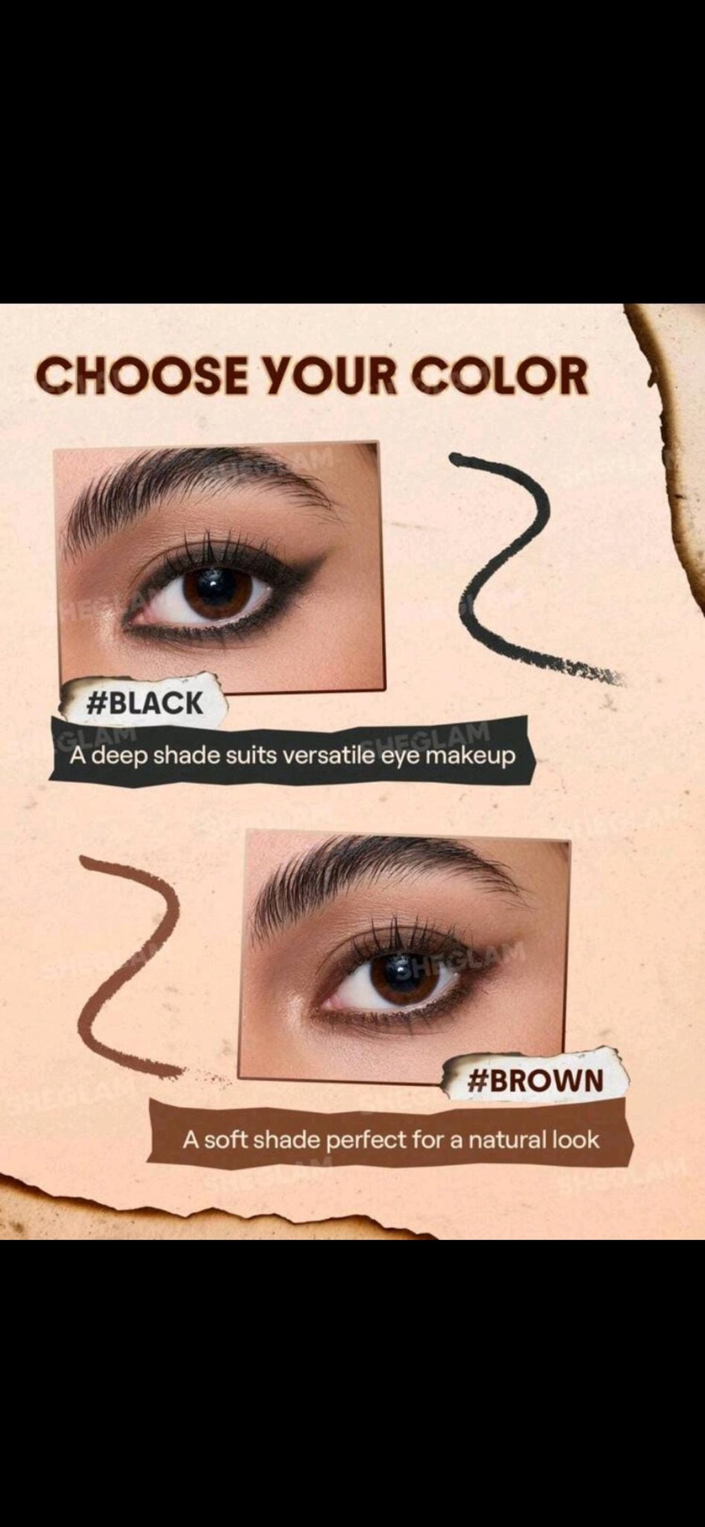 Sheglam Gel glide eyeliner pencil
