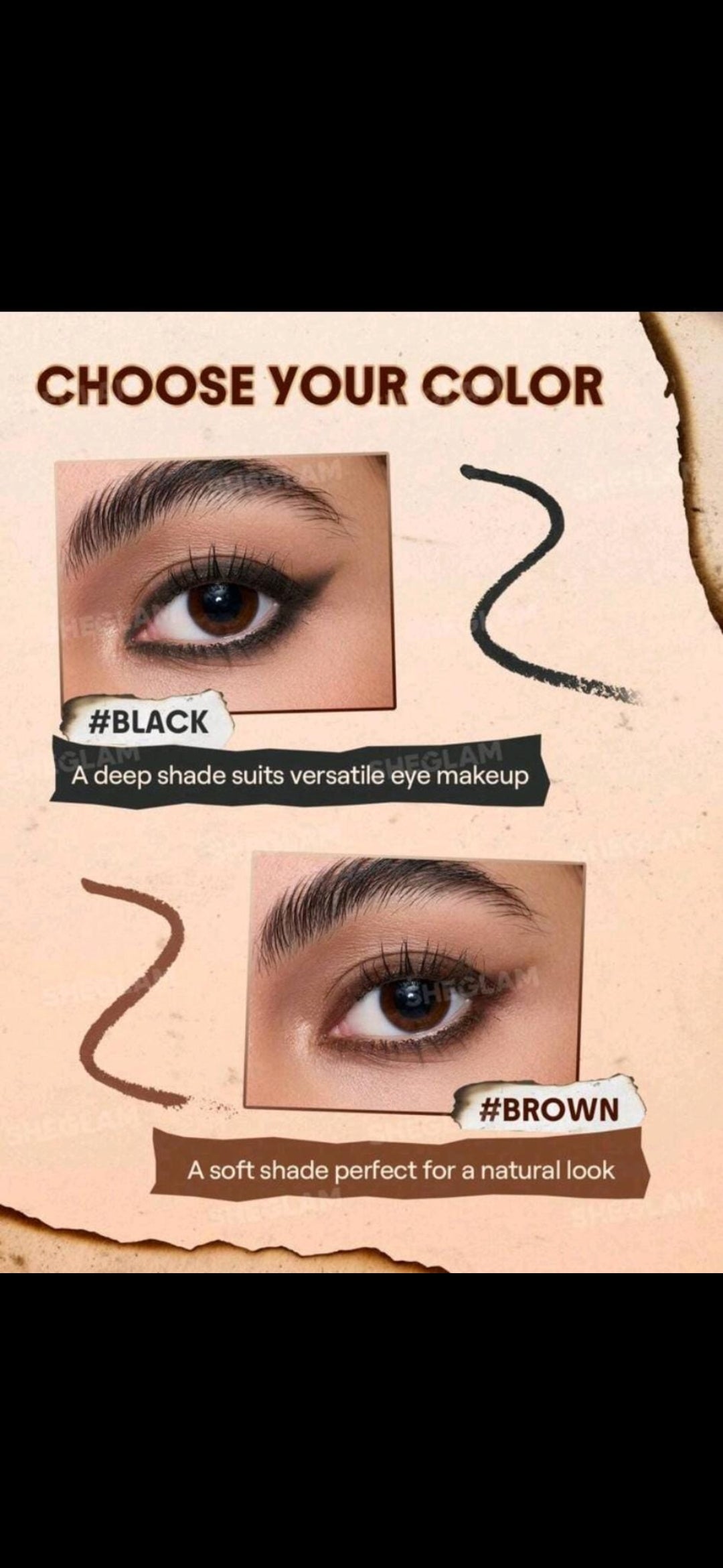 Sheglam Gel glide eyeliner pencil