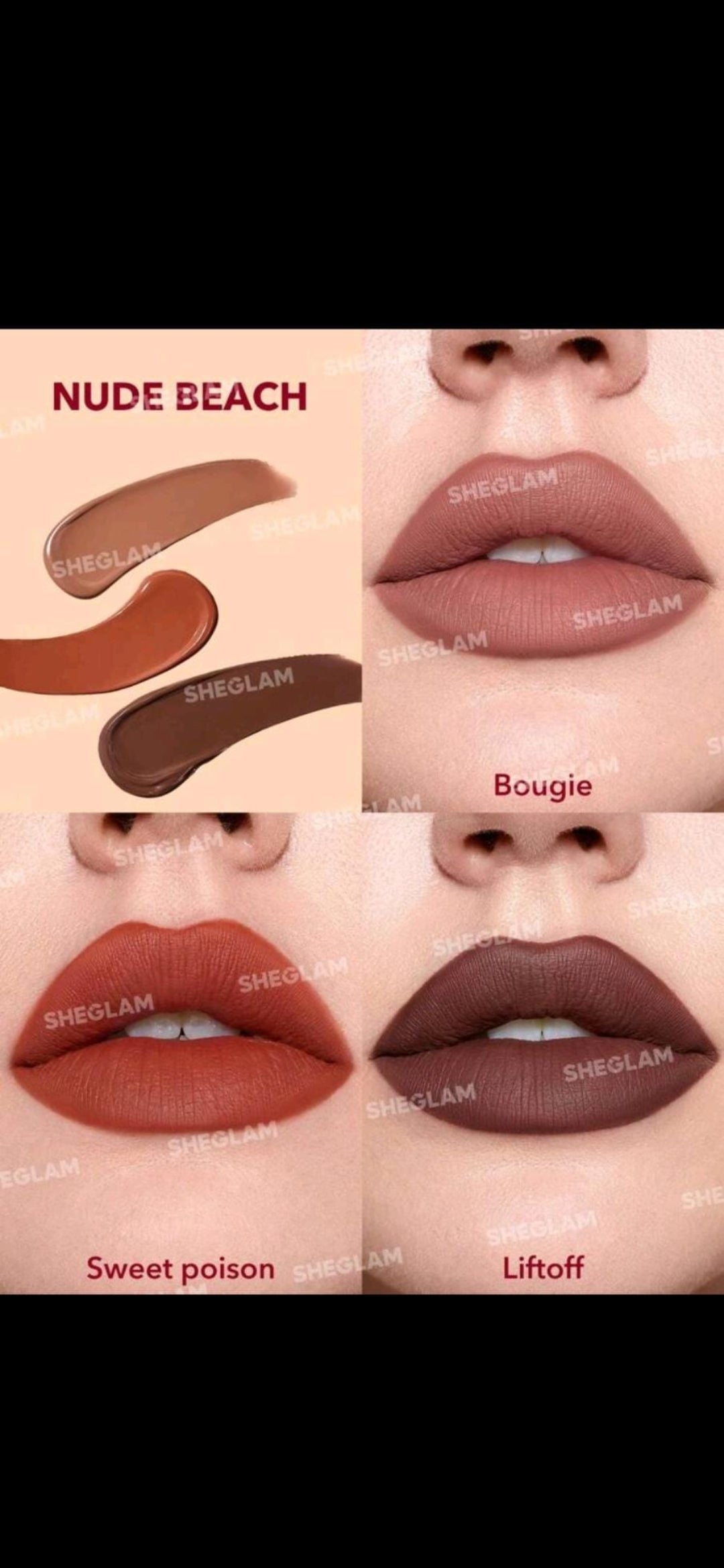 Sheglam Mini liquid lip set