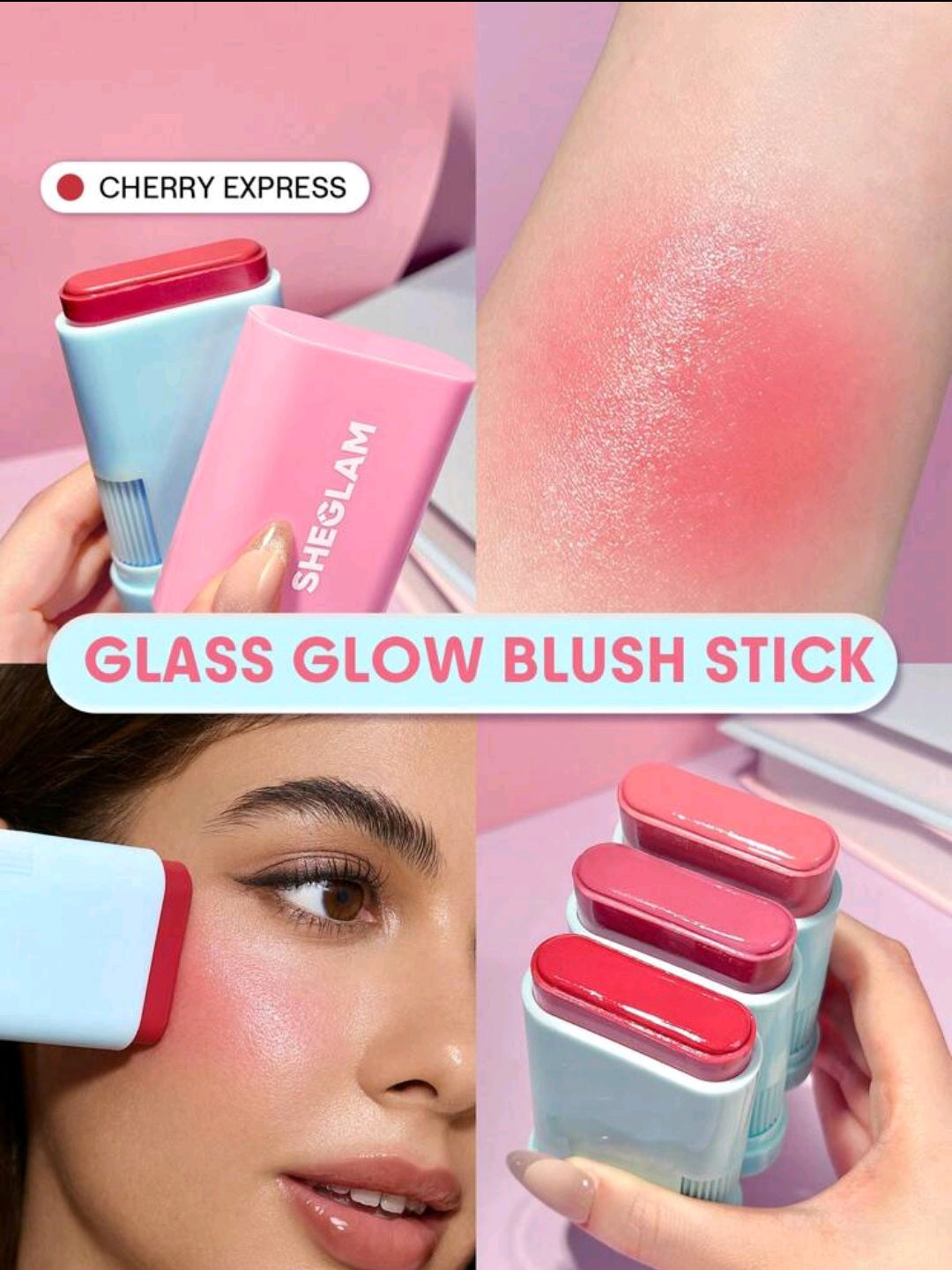 Sheglam glass glow blush stick