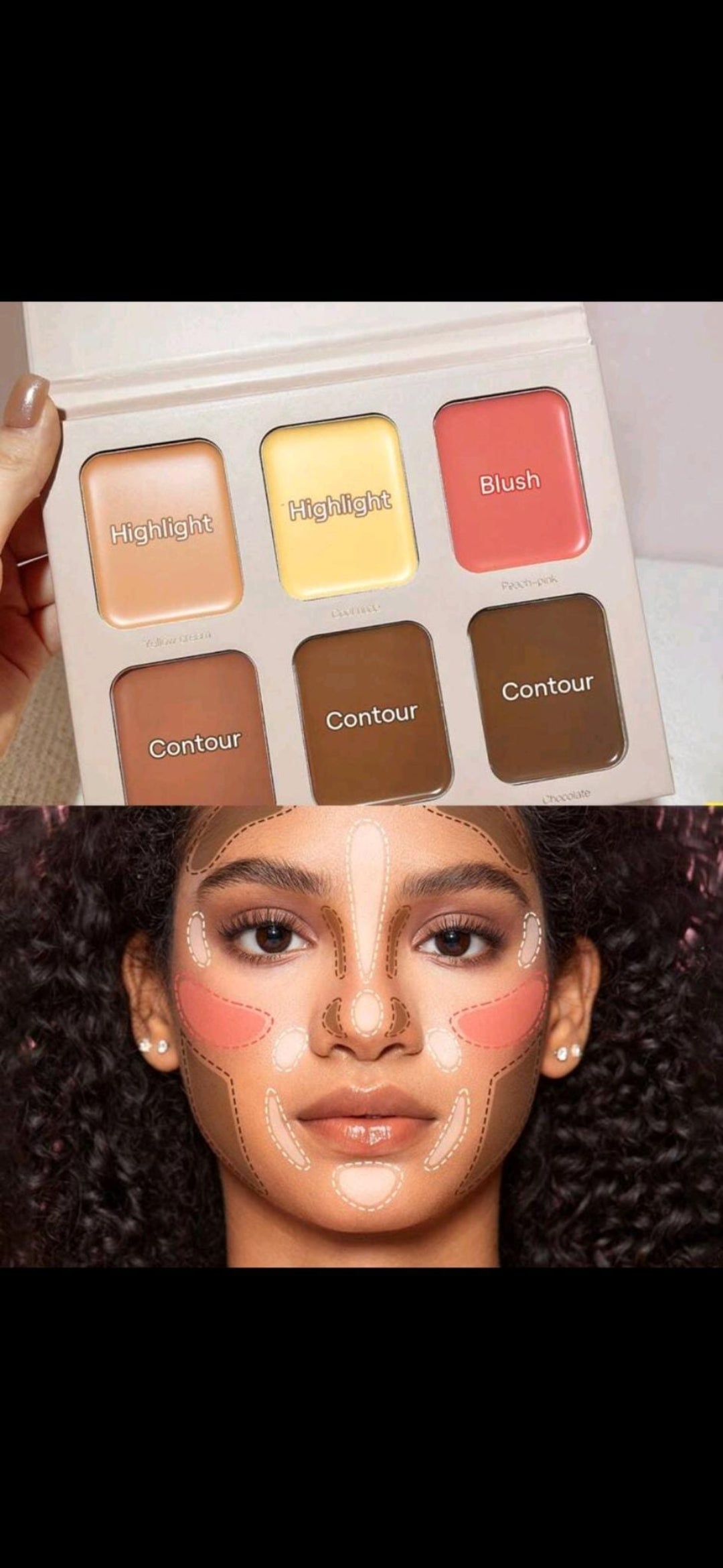 Sheglam Stereo Face Six Cream Contour Palette