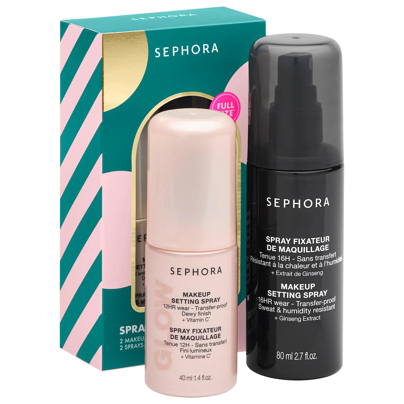 SEPHORA COLLECTION  Spray & Stay Makeup Setting Spray Gift Set